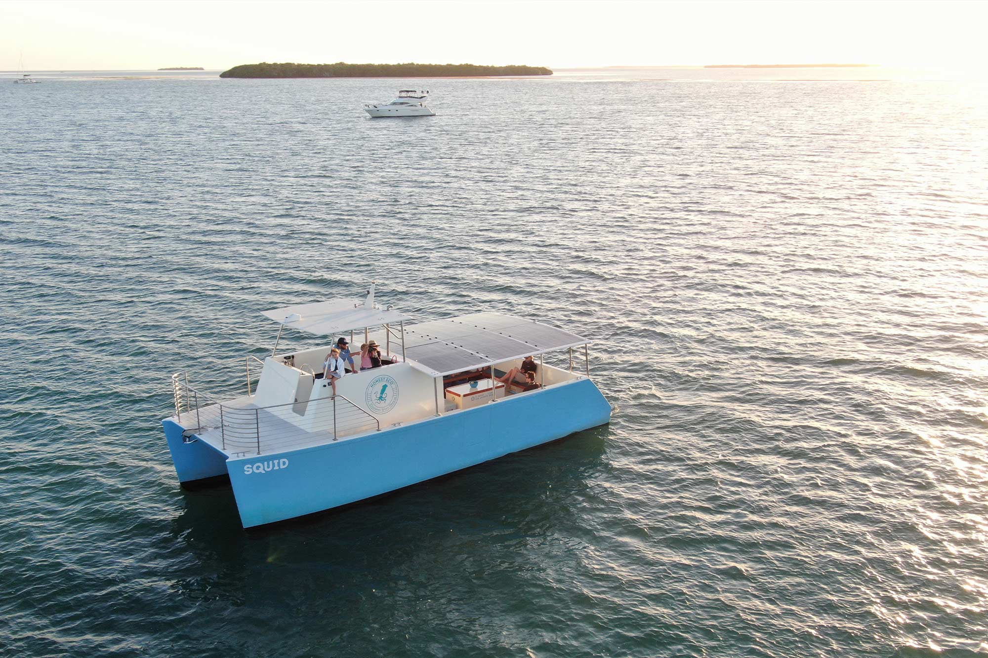 Billy Litmer's boat in the water